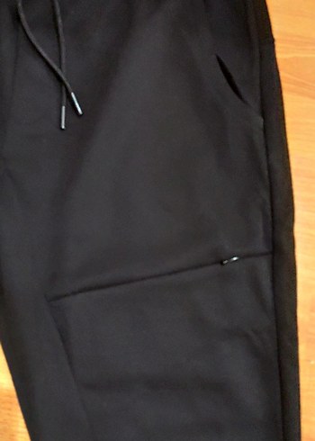 Erkek Siyah Rahat Kesim Eşofman Altı - Görsel 3