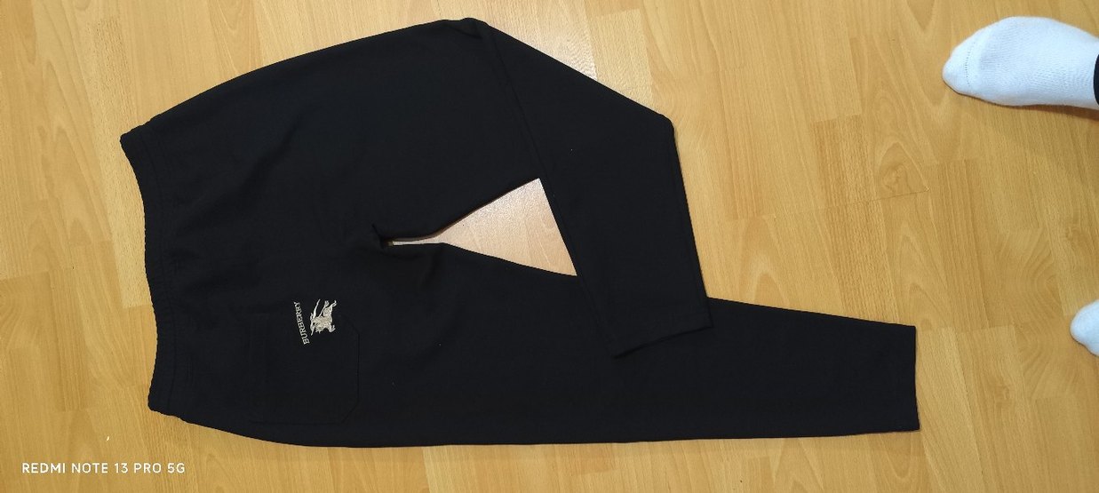 Burberry Siyah Erkek Eşofman Altı - Görsel 2