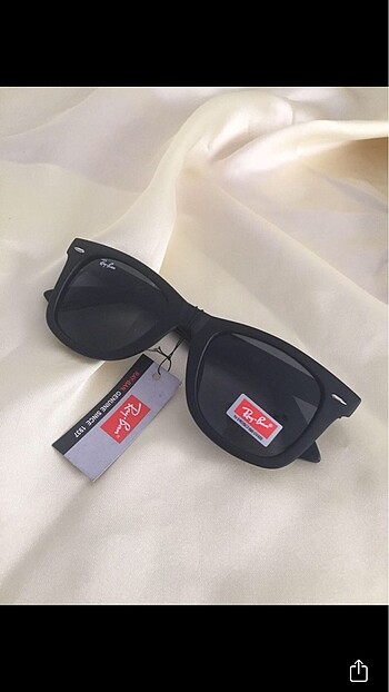 Rayban walferer siyah mat güneş gözlüğü 50 ekartman