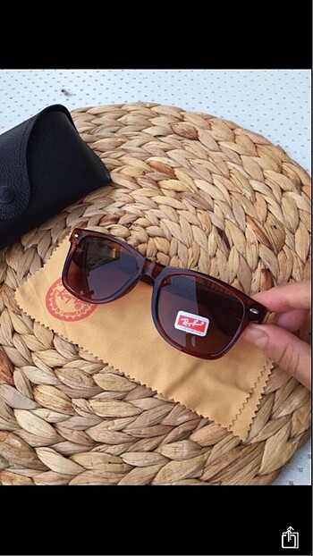 Ray Ban Rayban walferer kahverengi parlak güneş gözlüğü 55 ekartman