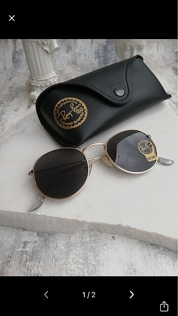 Rayban round model siyah güneş gözlüğü