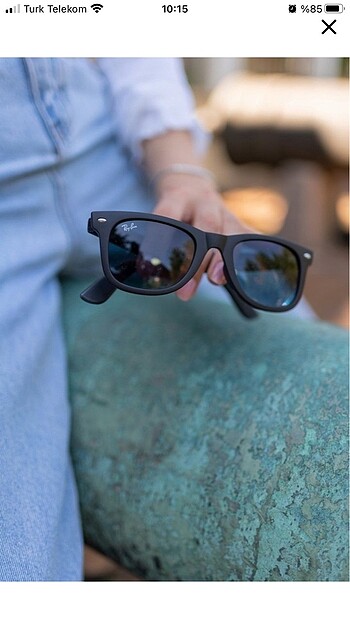 Rayban walferer siyah mat güneş gözlüğü