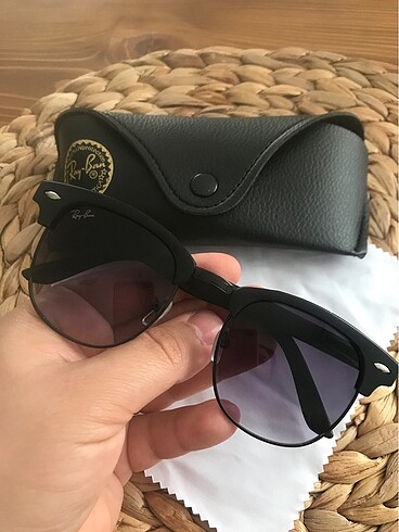  Beden siyah Renk Rayban clupmaster siyah cam siyah çerçeve özel seri