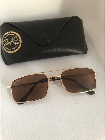 Ray Ban Rayban kahverengi pilot model