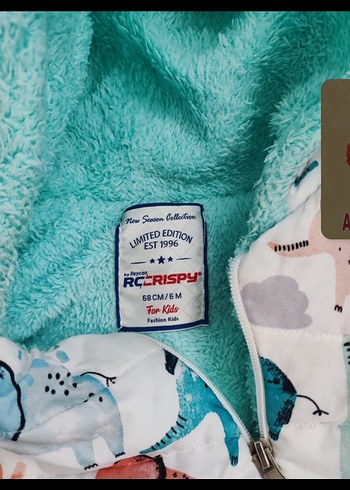 Renkli Baskılı Erkek Bebek Tulumu - Görsel 2