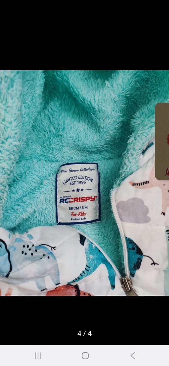 Renkli Baskılı Erkek Bebek Tulumu - Görsel 2