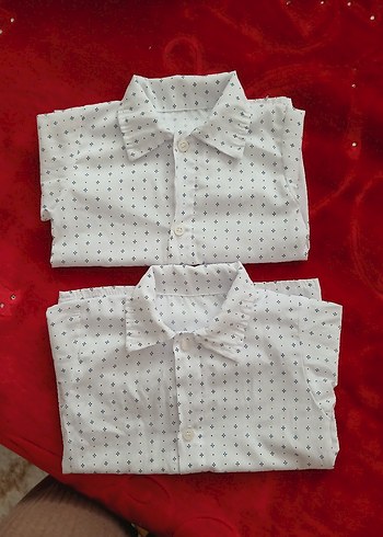 Erkek Çocuk Düğmeli Uzun Kollu Gömlek - Görsel 2