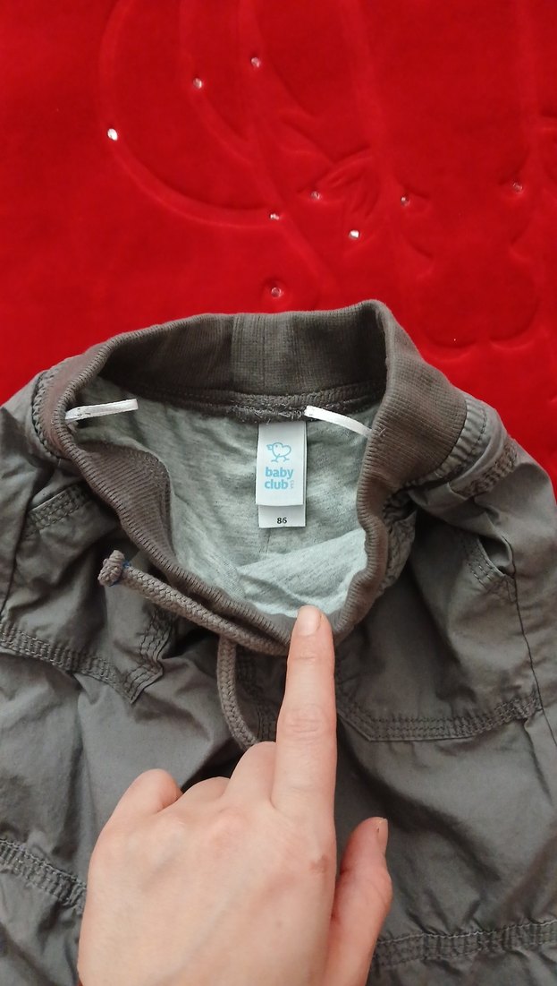 Gri Düğmeli Erkek Çocuk Pantolonu - Görsel 2