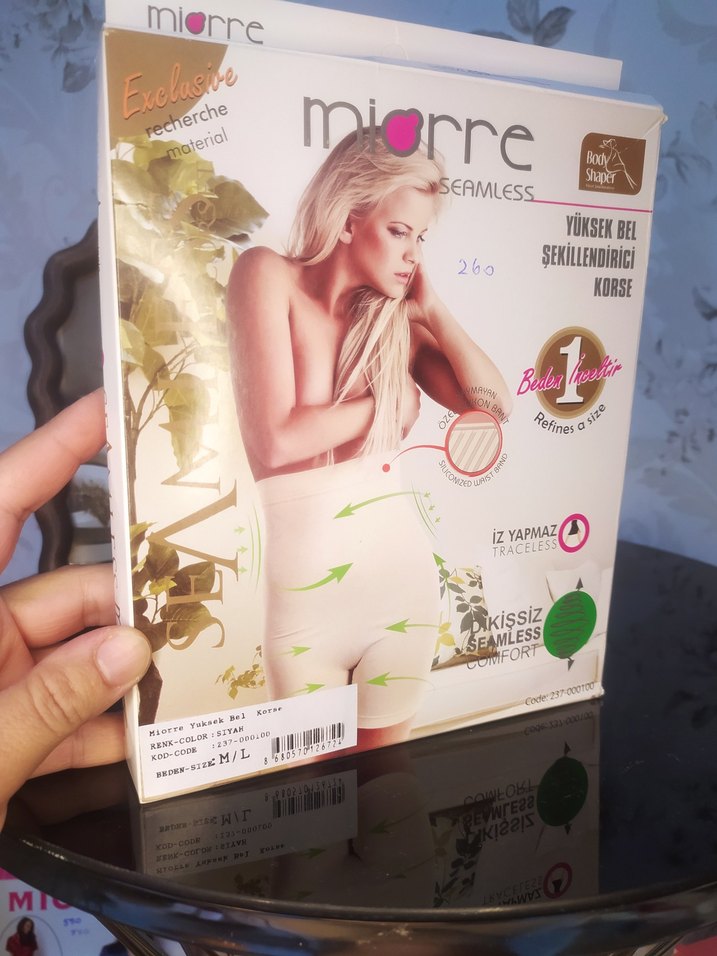 Baskılı Mini vücut Korsesi - Görsel 3