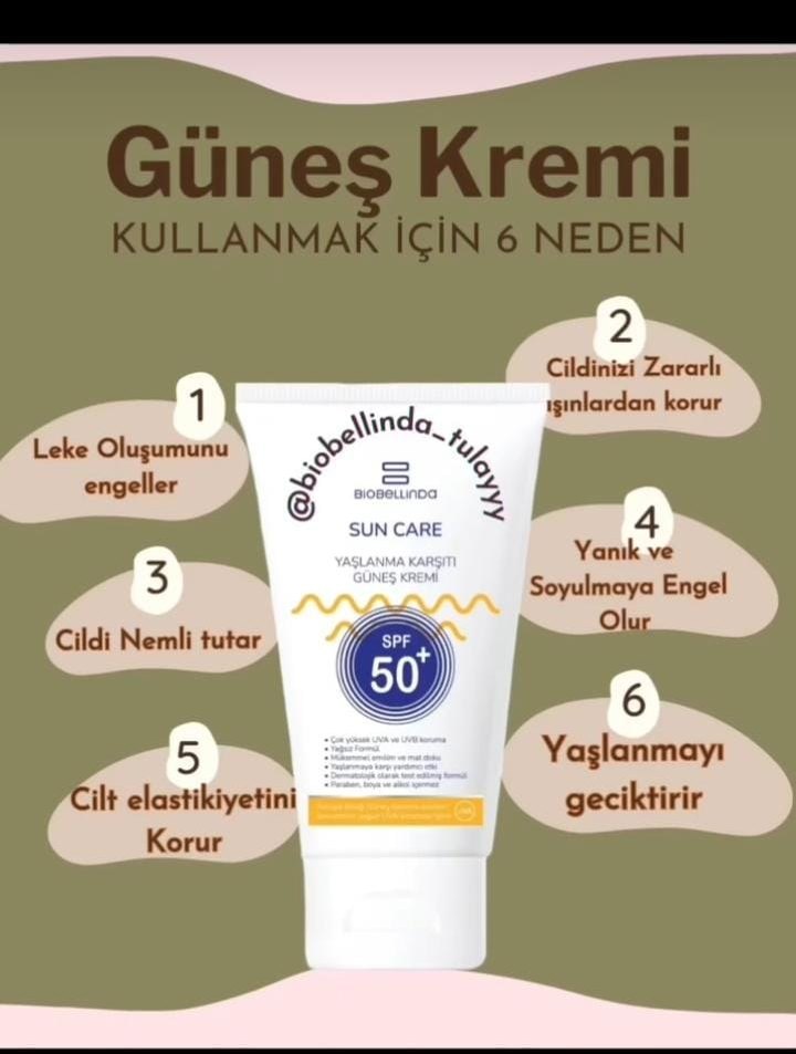 SPF 50+ Güneş Koruyucu Krem - Görsel 2