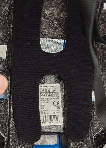 Mavi Biker Stil Motosiklet Kaskı - Görsel 4