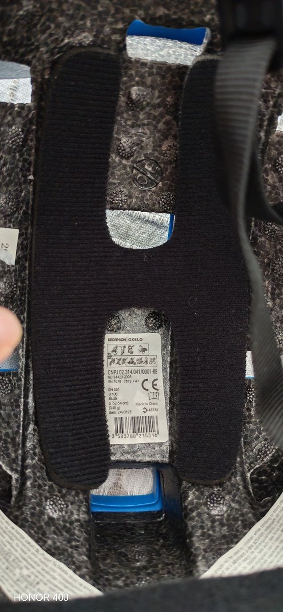 Mavi Biker Stil Motosiklet Kaskı - Görsel 4