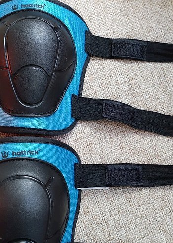 Mavi Biker Diz, dirsek, el Koruyucu  Velcro Bantlı - Görsel 7