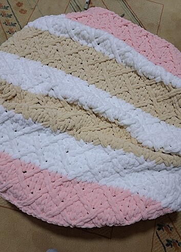 100×100 baklava model 3 renk puffy battaniye 