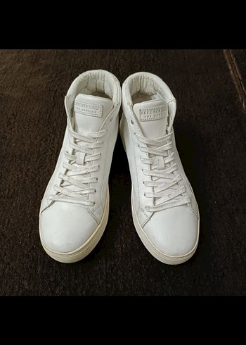 39,5 Beden beyaz Renk Beyaz Minimalist Kadın Sneakers