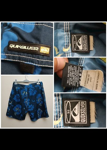 Lacivert Çiçek Desenli Kemerli Erkek Şort - Görsel 8