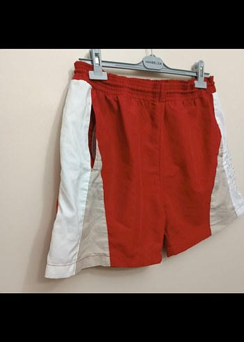 Kemerli Kırmızı Erkek Mini Şort - Görsel 6