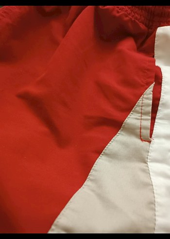 Kemerli Kırmızı Erkek Mini Şort - Görsel 5