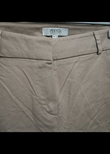 İpekyol Bej Keten Pantolon - Görsel 5