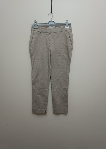 İpekyol Bej Keten Pantolon - Görsel 12