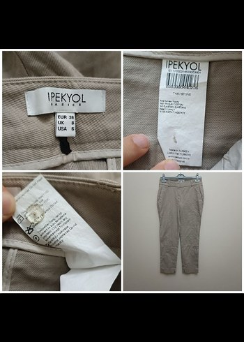 İpekyol Bej Keten Pantolon - Görsel 8