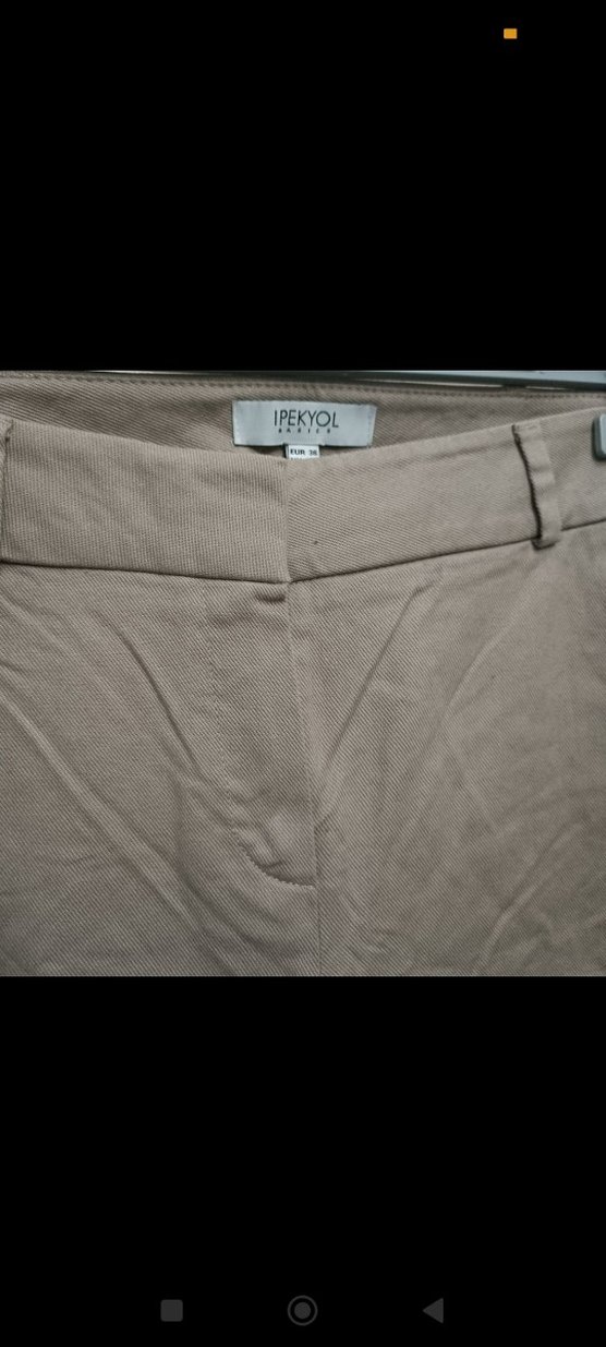 İpekyol Bej Keten Pantolon - Görsel 5