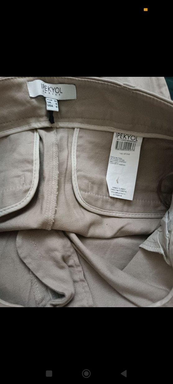 İpekyol Bej Keten Pantolon - Görsel 2