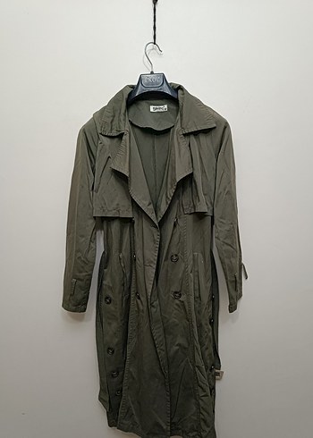 Sevinç Şal Yaka Trençkot - Görsel 12