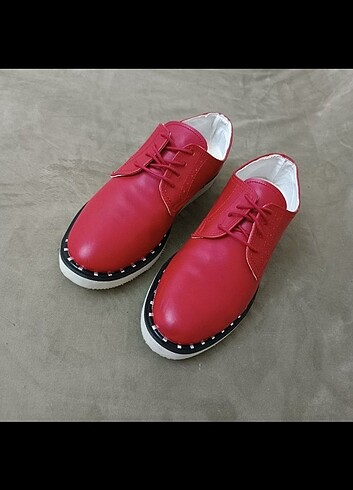 39 Beden Bambi Oxford Ayakkabı