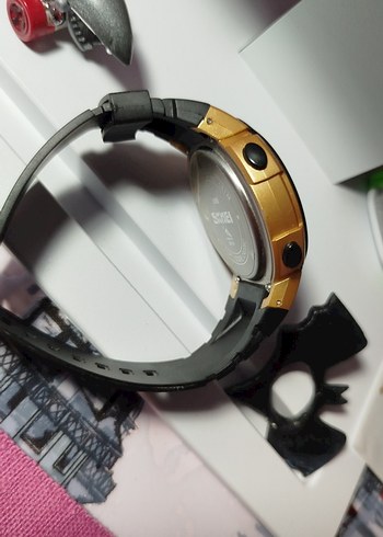 Siyah Dijital Biker Erkek Saati - Görsel 5