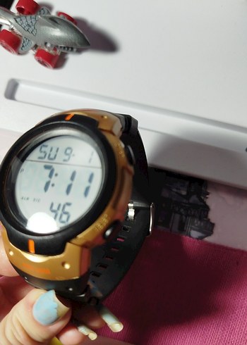 Siyah Dijital Biker Erkek Saati - Görsel 6