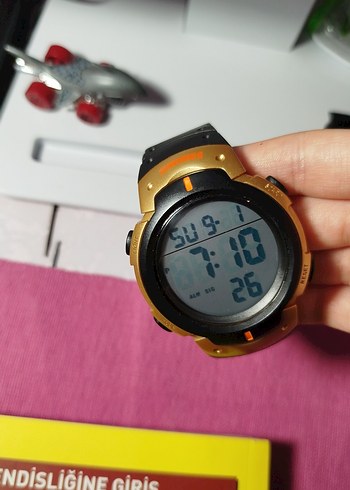 Siyah Dijital Biker Erkek Saati - Görsel 2