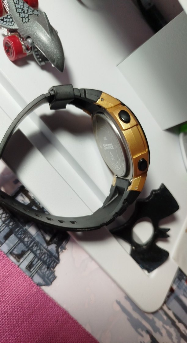 Siyah Dijital Biker Erkek Saati - Görsel 5