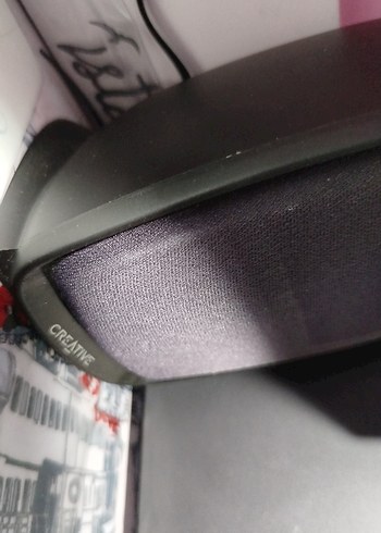 Creative Siyah Müzik Sistemi Hoparlörü - Görsel 3