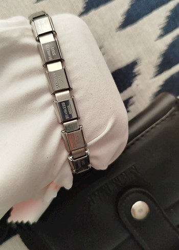 Stainless Erkek Bileklik Lastikli - Görsel 2