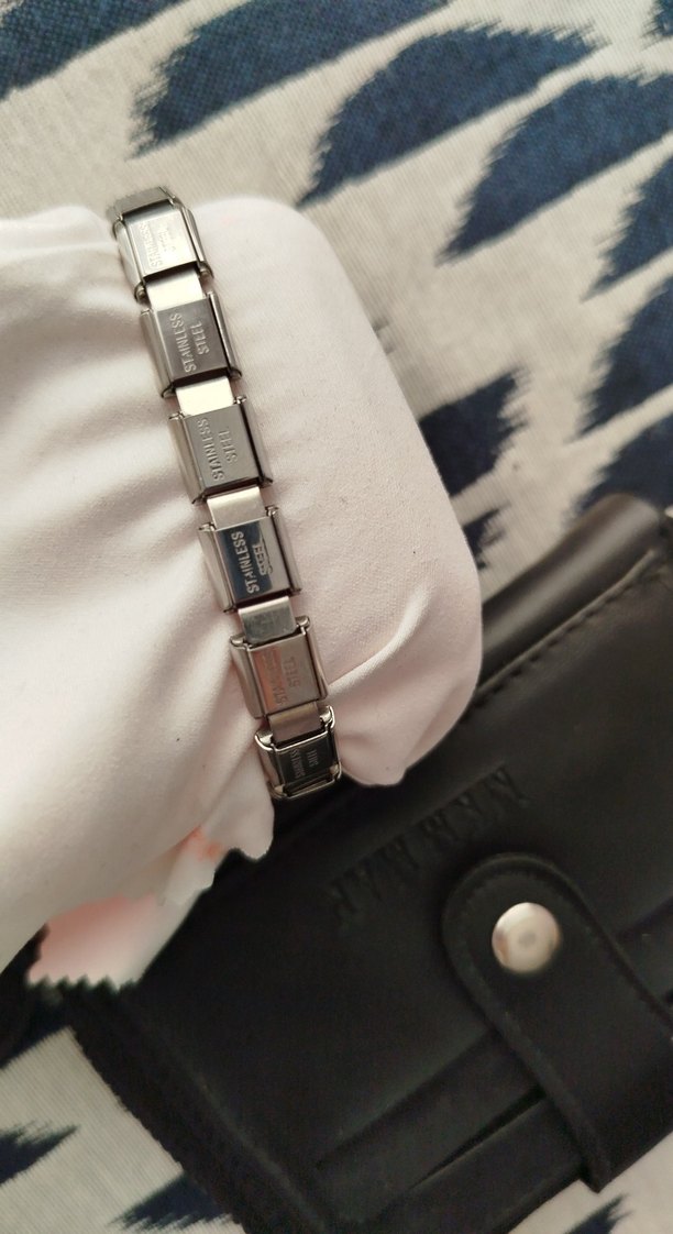 Stainless Erkek Bileklik Lastikli - Görsel 2