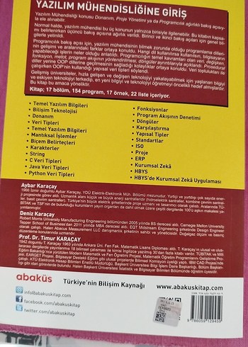 Yazılım Mühendisliğine Giriş - Abaküs 5. Baskı - Görsel 3