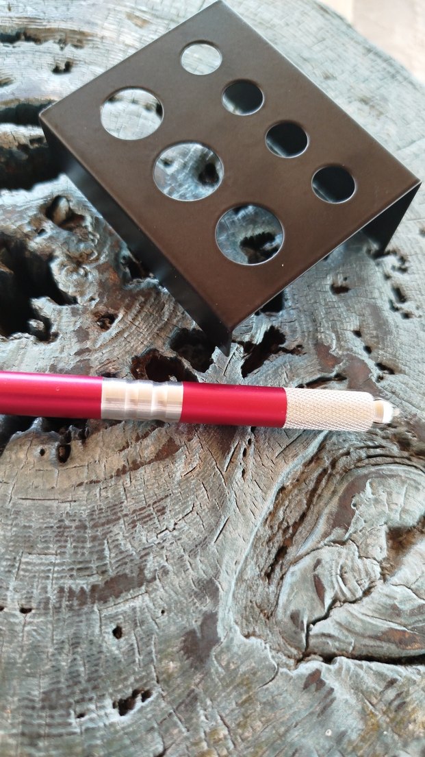 Dövme, Kalıcı Makyaj Tek Uçlu Microblading Kalemi - Görsel 2