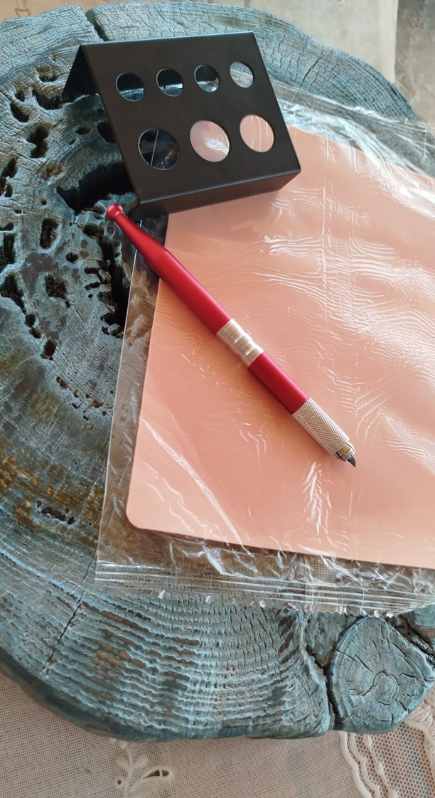 Dövme, Kalıcı Makyaj Tek Uçlu Microblading Kalemi - Görsel 4