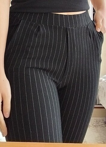 Zara Çizgili rahat pantolon