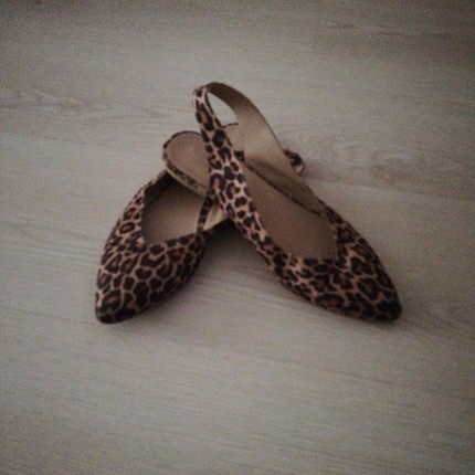 Leopar ayakkabı