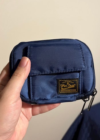 Unisex Lacivert Fermuarlı Cüzdan - Görsel 2