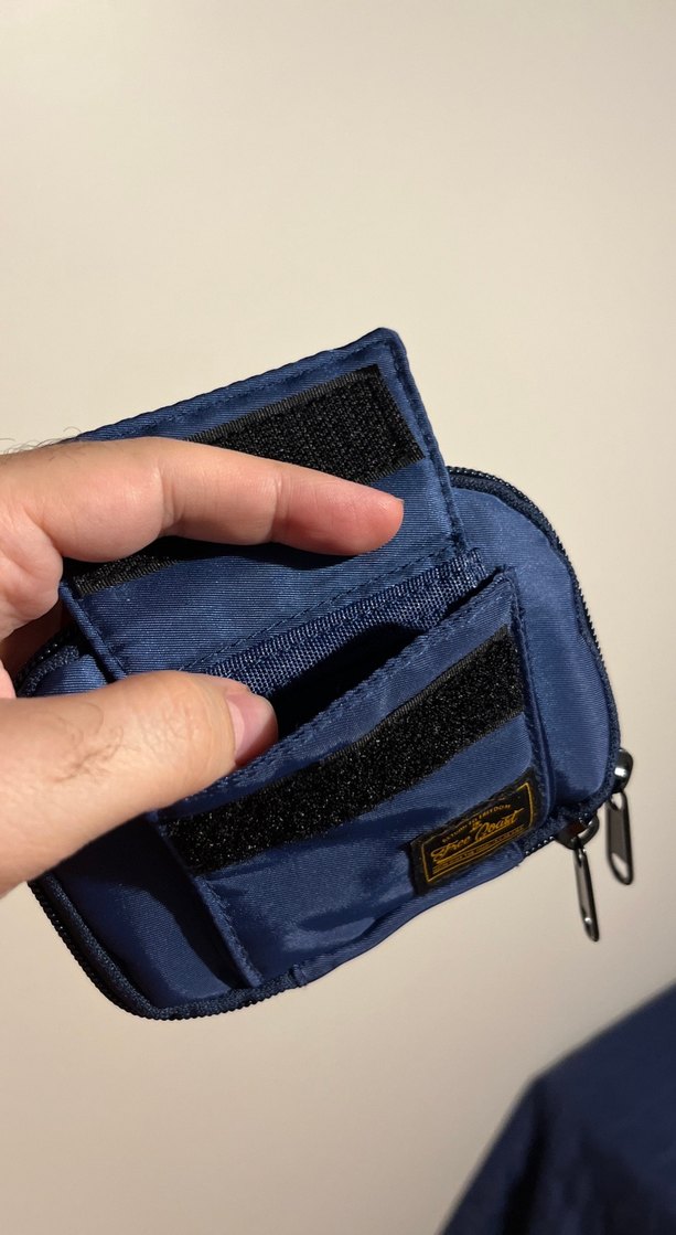 Unisex Lacivert Fermuarlı Cüzdan - Görsel 3