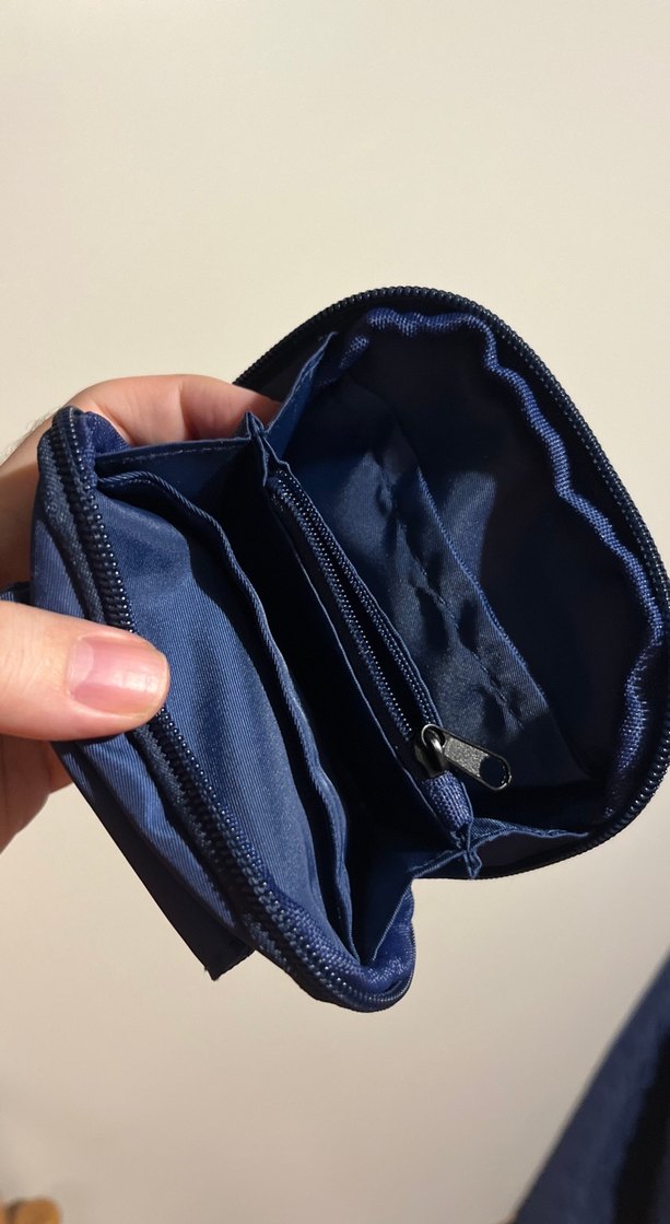 Unisex Lacivert Fermuarlı Cüzdan - Görsel 4