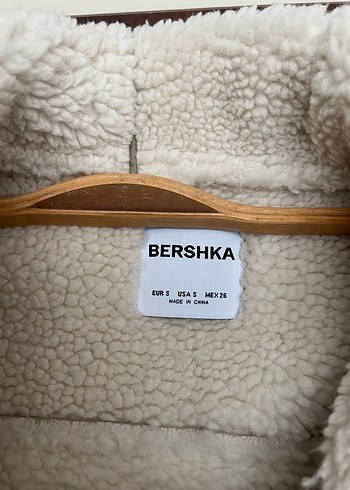 Bershka Bej Deri Kürk