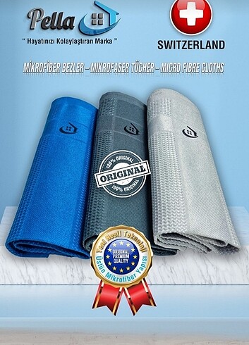 tek beden Beden çeşitli Renk Pella Mikrofiber Temizlik Bezi