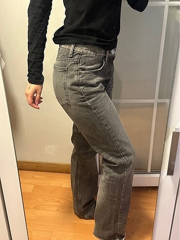 Zara Gri Jean