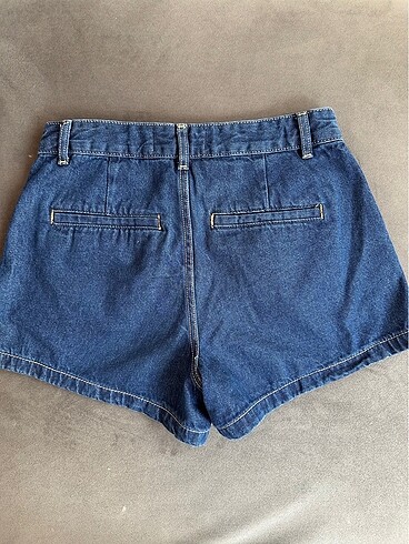 m Beden lacivert Renk Stradivarius Jean Şort
