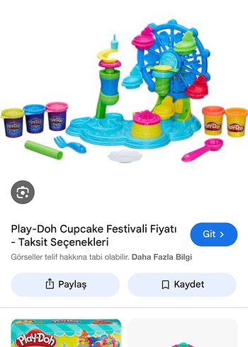 Play-Doh Cupcake Festivali Seti Mavi