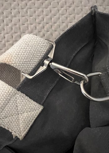 Manuka Yıkama Efektli Large Kanvas Çanta - Görsel 6